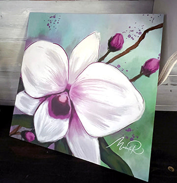 Delicate Orchid 12x12 Art Print