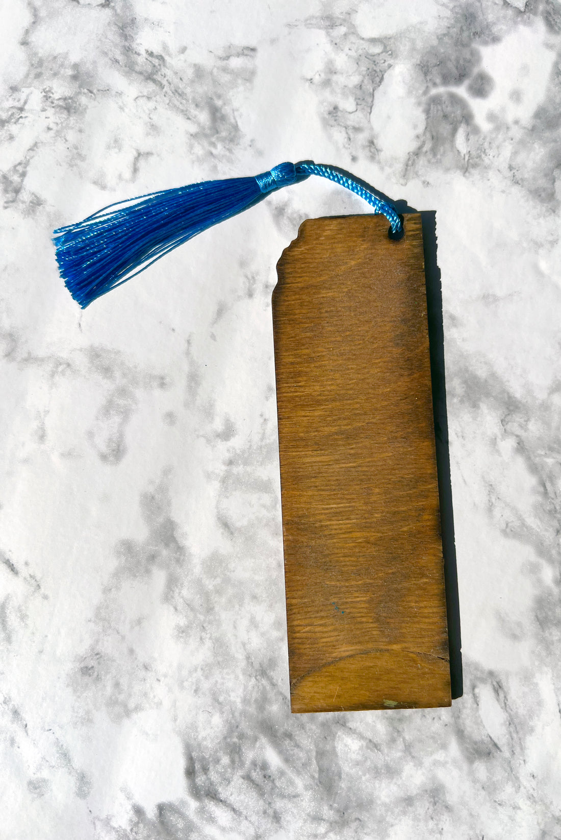 Floral Wood Bookmark
