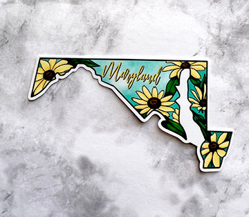 Maryland State Flower Sticker