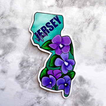 New Jersey State Flower Sticker