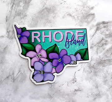 Rhode Island State Flower Sticker