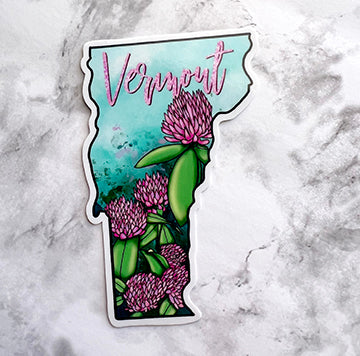 Vermont State Flower Sticker