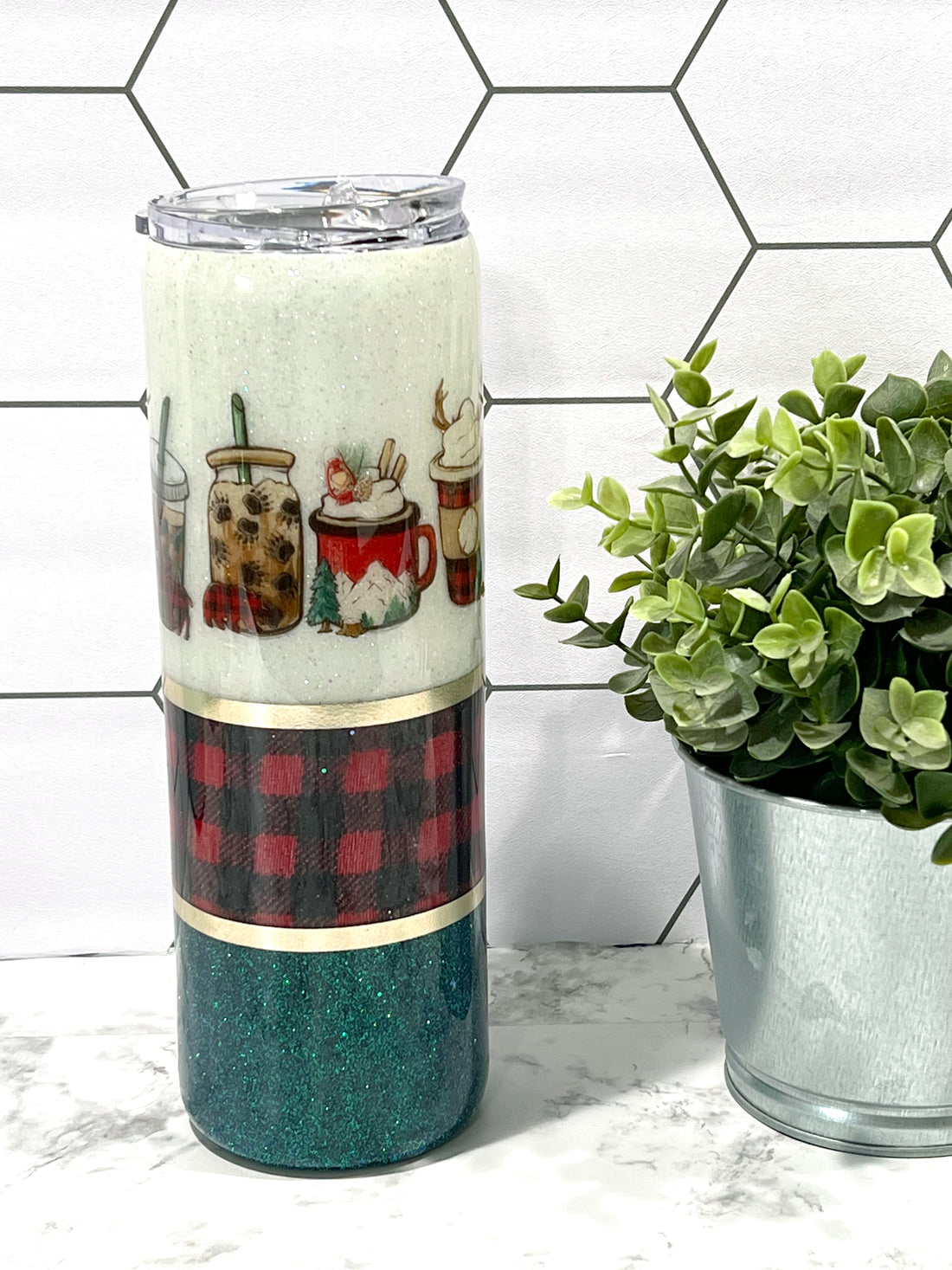 30oz Cozy Coffee Christmas Tumbler