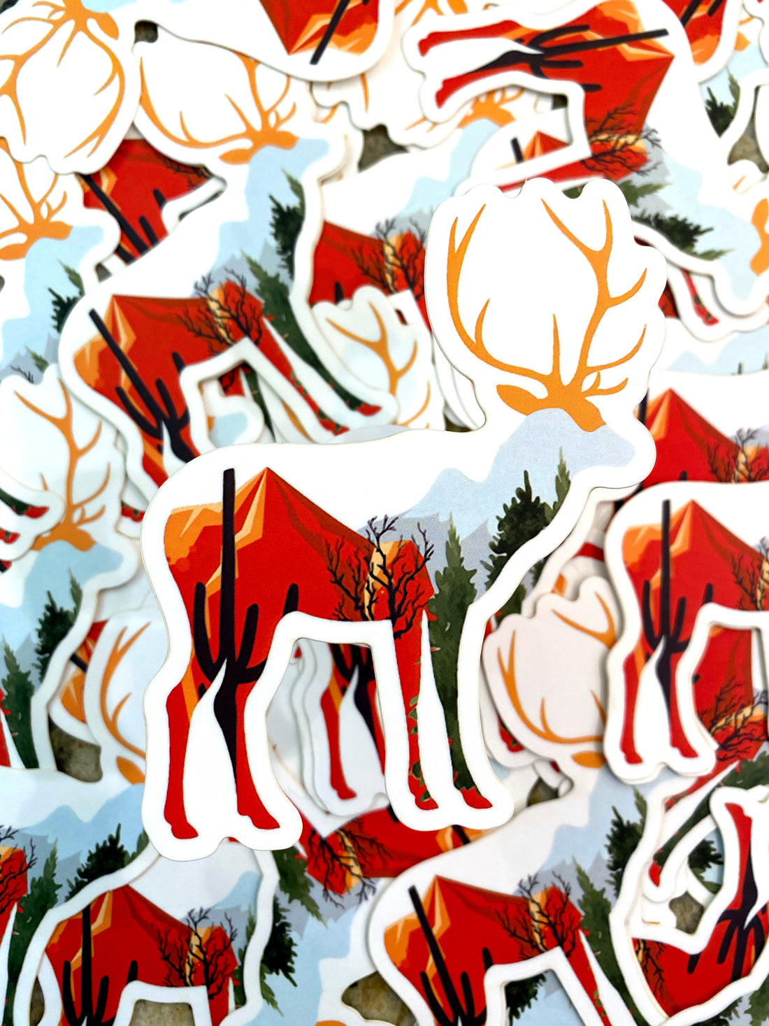 More than just desert deer sticker
