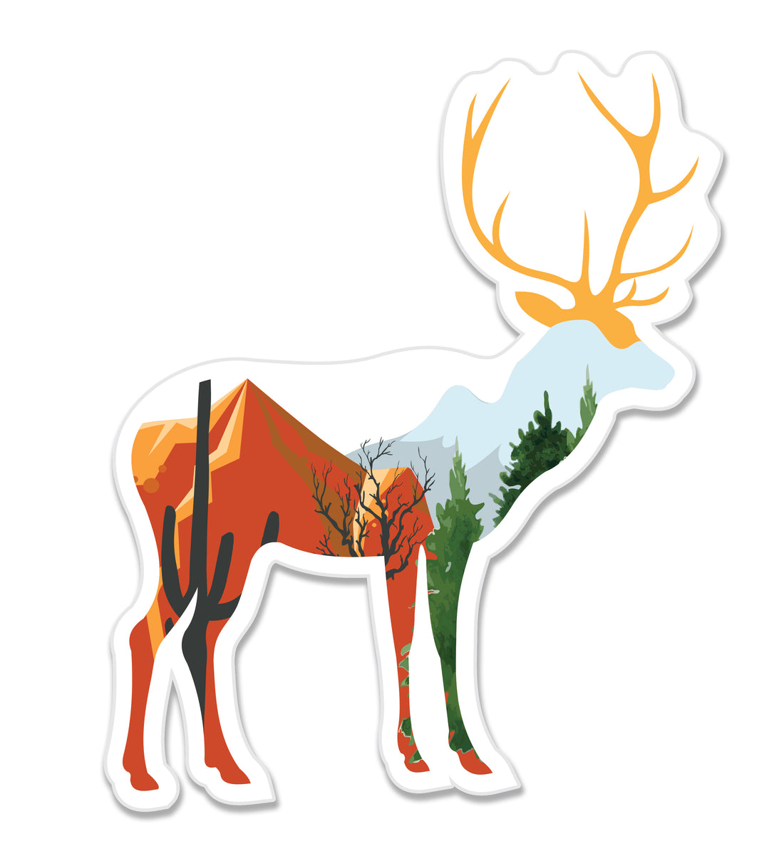 AZ Deer Sticker