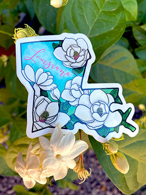 Louisiana State Flower Sticker