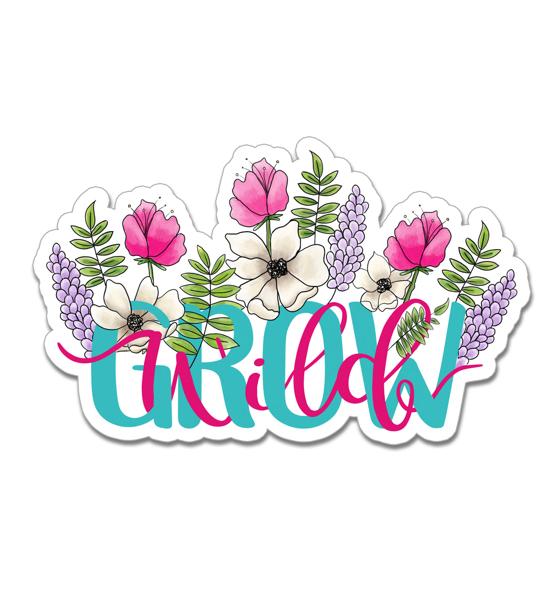 Grow Wild Sticker