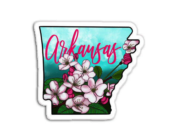 Arkansas State Flower Sticker
