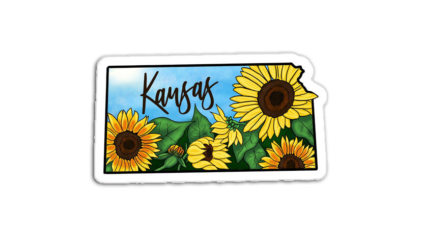 Kansas State Flower Sticker