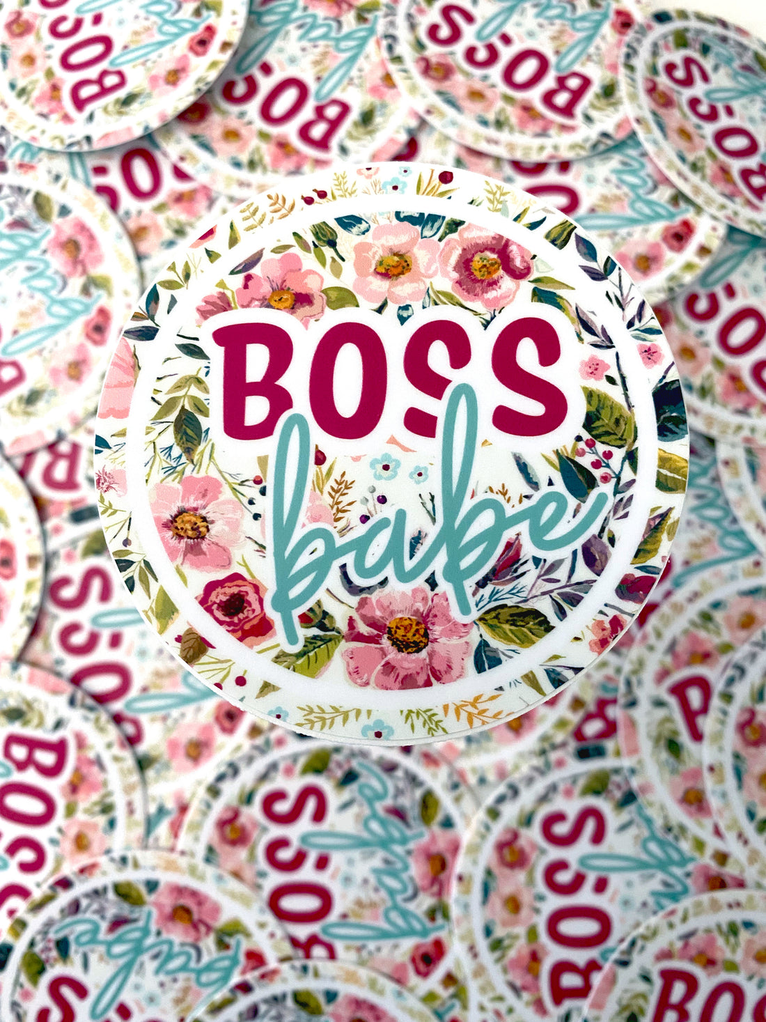 Boss babe Round Sticker