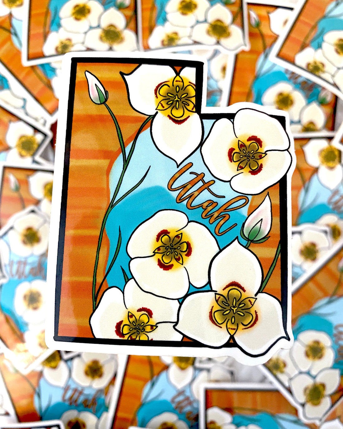 Utah State Flower Stickers