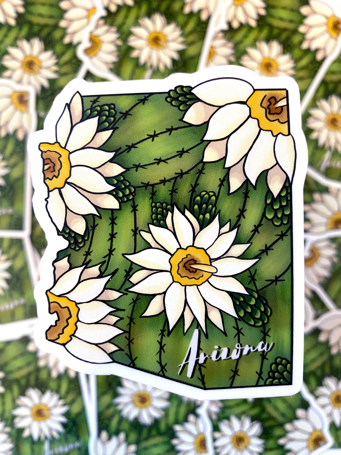 AZ State Flower Stickers